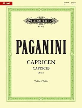 portada 24 Caprices Op. 1 for Violin: Urtext (in English)
