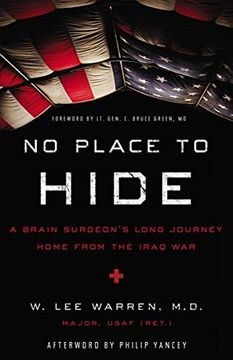 portada No Place to Hide: A Brain Surgeon's Long Journey Home From the Iraq war (en Inglés)
