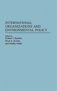 portada international organizations and environmental policy (en Inglés)