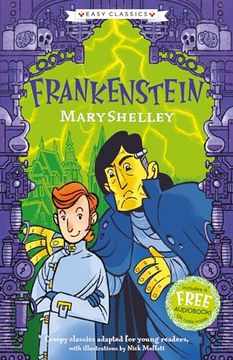 portada Creepy Classics: Frankenstein (Easy Classics) (en Inglés)
