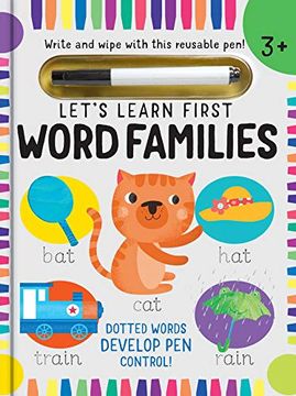 portada Let'S Learn: Word Families (Write and Wipe): (Early Reading Skills, Letter Writing Workbook, pen Control) 