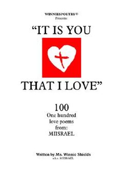 portada it is you that i love: 100 one hundred love poems from: miisrael (en Inglés)