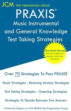 portada PRAXIS 5115 Music Instrumental and General Knowledge - Test Taking Strategies (in English)