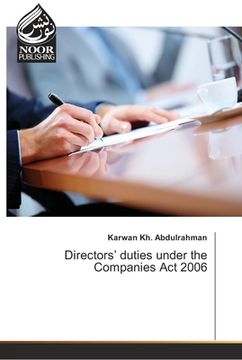 portada Directors' duties under the Companies Act 2006 (en Inglés)