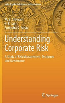 portada Understanding Corporate Risk: A Study of Risk Measurement, Disclosure and Governance (India Studies in Business and Economics) (en Inglés)