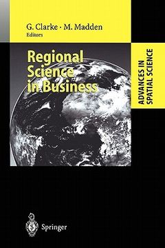 portada regional science in business (en Inglés)