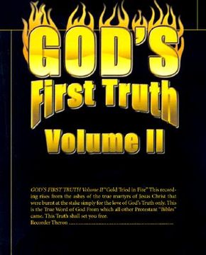 portada god's first truth: volume ii (en Inglés)