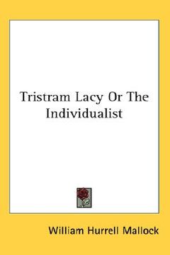 portada tristram lacy or the individualist (en Inglés)