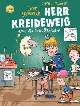 portada Der Geniale Herr Kreideweiß (2). Der Geniale Herr Kreideweiß und die Schattenkatze (en Alemán)