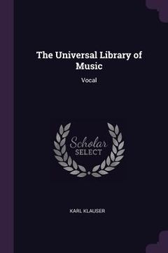 portada The Universal Library of Music: Vocal (in English)