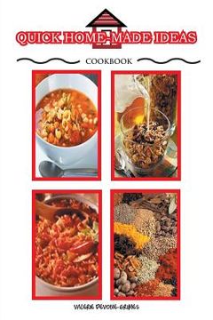 portada Quick Homemade Ideas Cookbook (en Inglés)