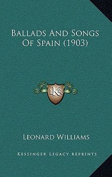 portada ballads and songs of spain (1903) (en Inglés)