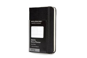 portada Moleskine 2014 Weekly Planner, Horizontal, 12 Month, Extra Small, Black, Hard Cover (2.5 x 4 ) (Planners & Dats)