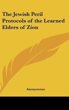 portada the jewish peril protocols of the learned elders of zion (in English)
