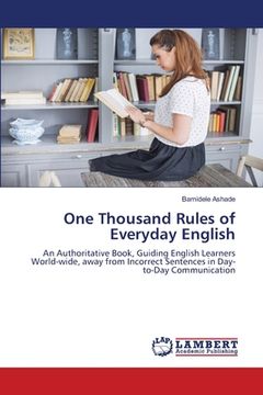 portada One Thousand Rules of Everyday English (in English)