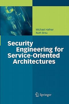 portada security engineering for service-oriented architectures (en Inglés)
