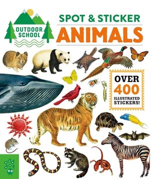 portada Outdoor School: Spot & Sticker Animals (in English)