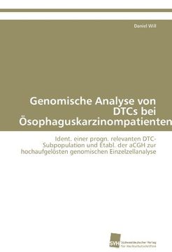 portada Genomische Analyse Von Dtcs Bei Osophaguskarzinompatienten