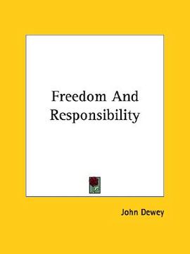 portada freedom and responsibility (en Inglés)