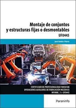 portada Montaje de Conjuntos y Estructuras Fijas o Desmontables (in Spanish)