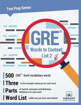 portada GRE Words In Context: List 2 (Test Prep Series) (Volume 14)
