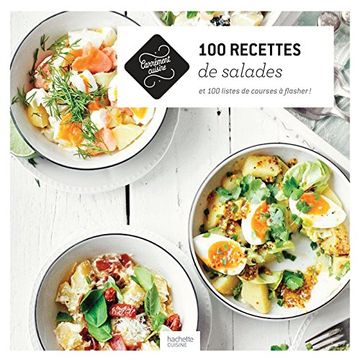 portada 100 Recettes de Salades: Et 100 Listes de Courses à Flasher!