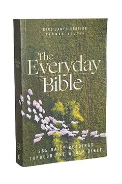 portada Kjv, the Everyday Bible, Paperback, red Letter, Comfort Print: 365 Daily Readings Through the Whole Bible 