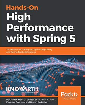 portada Hands-On High Performance With Spring 5: Techniques for Scaling and Optimizing Spring and Spring Boot Applications (en Inglés)