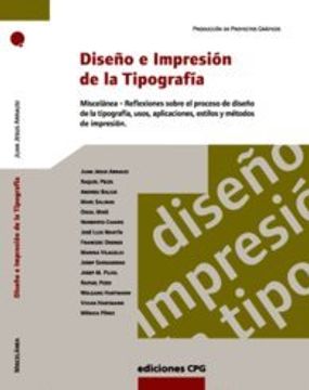 portada Diseño de Impresion de la Tipografia (in Spanish)