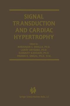 portada Signal Transduction and Cardiac Hypertrophy (en Inglés)