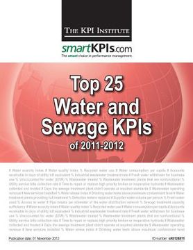 portada Top 25 Water and Sewage KPIs of 2011-2012 (en Inglés)