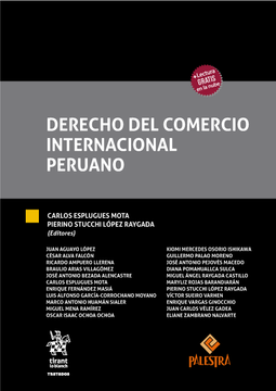 portada Derecho del Comercio Internacional Peruano (in Spanish)