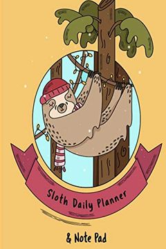 portada Sloth Daily Planner & Note Pad: 2020 to 2022 Weekly Calandar for Best Friend, Bff, Sister, Brother, Daughter, son - Cute Sloth Cover (en Inglés)