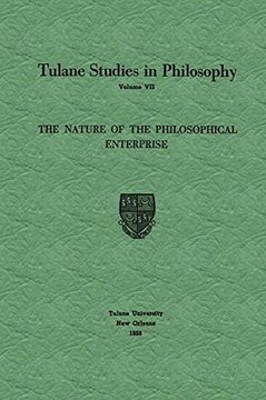 portada The Nature of the Philosophical Enterprise (Tulane Studies in Philosophy)