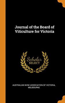 portada Journal of the Board of Viticulture for Victoria 