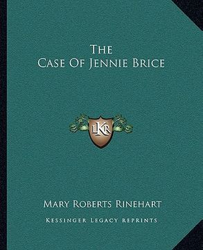 portada the case of jennie brice (en Inglés)