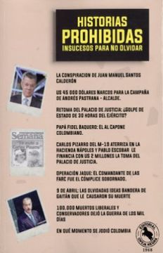 portada Historias Prohibidas Insucesos Para no Olvidar (in Spanish)