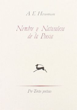 portada Nombre y Naturaleza de la Poesía (Poéticas)