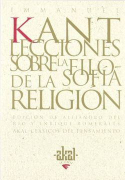 portada Lecciones Sobre la Filosofia de la Religion (in Spanish)