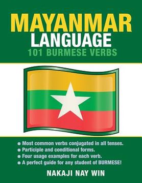 portada Mayanmar Language: 101 Burmese Verbs (en Inglés)