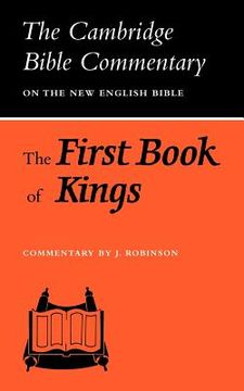 portada Cambridge Bible Commentaries: Old Testament 32 Volume Set: The First Book of Kings (Cambridge Bible Commentaries on the old Testament) (in English)