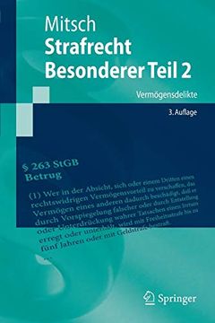 portada Strafrecht, Besonderer Teil 2: Vermögensdelikte (in German)