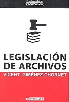 portada Legislación de Archivos (in Spanish)