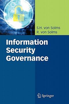 portada information security governance (en Inglés)