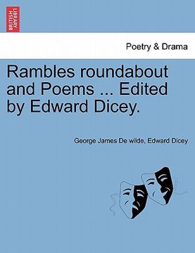 portada rambles roundabout and poems ... edited by edward dicey. (en Inglés)