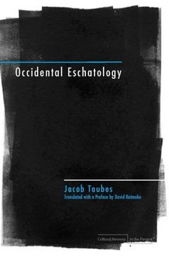 portada Occidental Eschatology (Cultural Memory in the Present) (in English)
