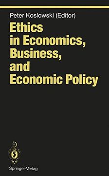 portada ethics in economics, business, and economic policy (en Inglés)