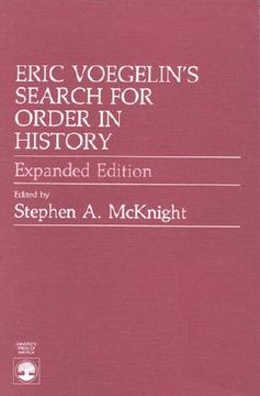 portada eric voegelin's search for order in history (in English)