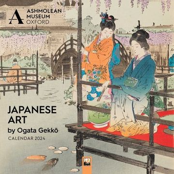 portada Ashmolean Museum: Japanese art by Ogata Gekko Wall Calendar 2024 (Art Calendar) (en Inglés)
