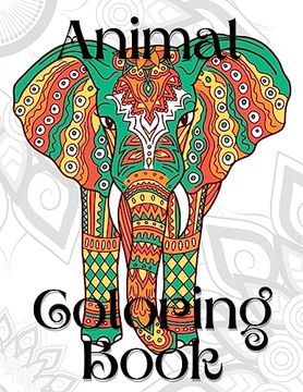 portada Animal Mandala Coloring Book (en Inglés)